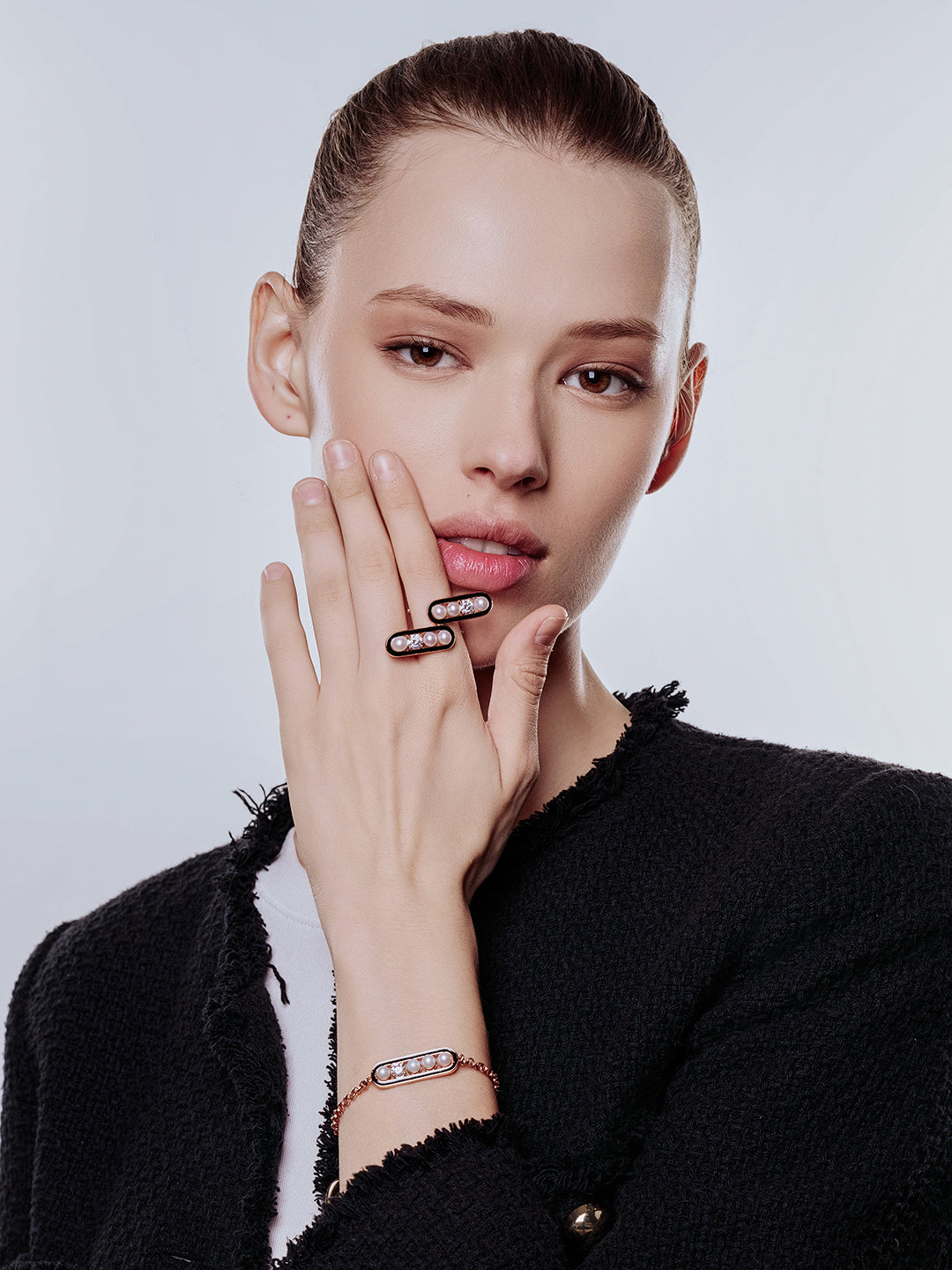 Bague en perles d&