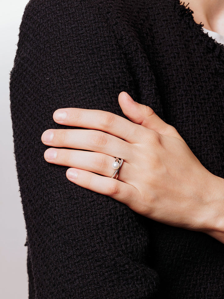 Top Grade Freshwater Pearl Ring WR00226 | CONNECT