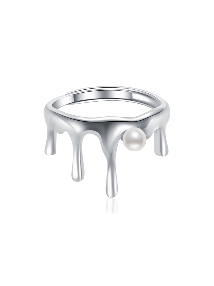 خاتم لؤلؤ المياه العذبة عالي الجودة WR00239 | سائل