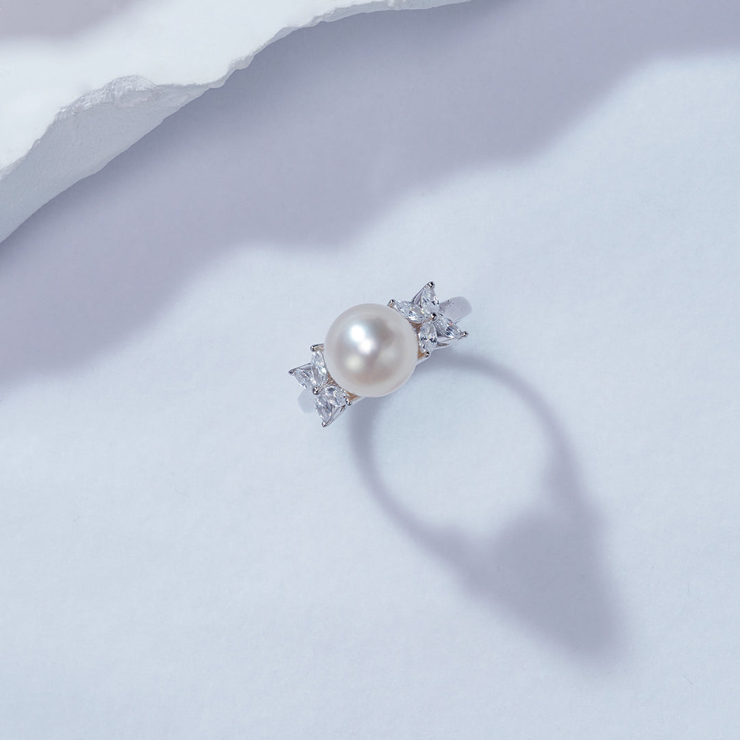 Top Grade Freshwater Pearl Ring WR00242 | EVERLEAF - PEARLY LUSTRE