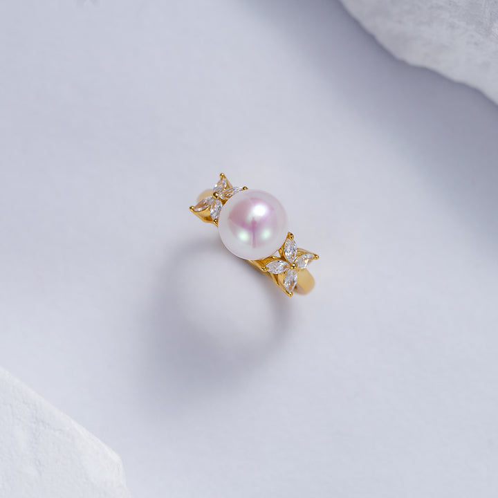 Top Grade Freshwater Pearl Ring WR00243 | EVERLEAF - PEARLY LUSTRE