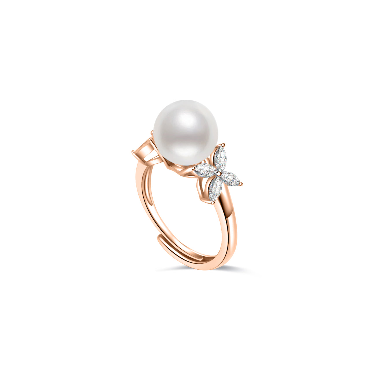 White pearl hot sale ring price