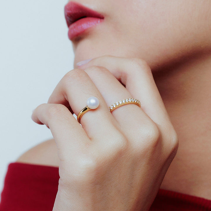 Top Grade Freshwater Pearl Ring WR00246 | CONNECT