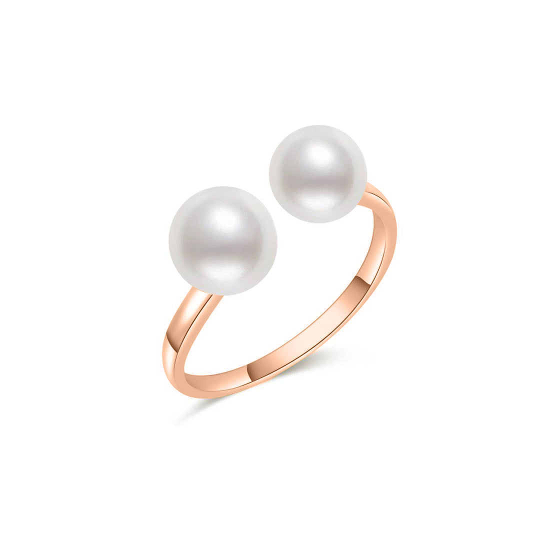 Elegant Freshwater Pearl Ring WR00251 - PEARLY LUSTRE