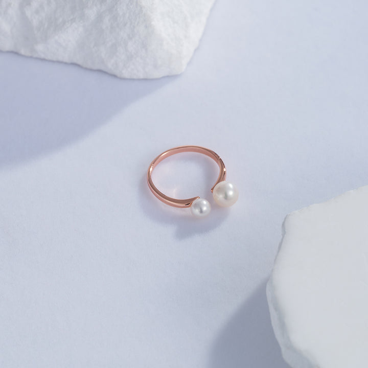 Elegant Freshwater Pearl Ring WR00251 - PEARLY LUSTRE
