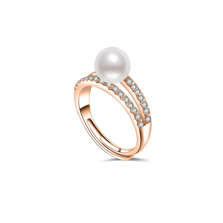 New Yorker Freshwater Pearl Ring WR00252 - PEARLY LUSTRE
