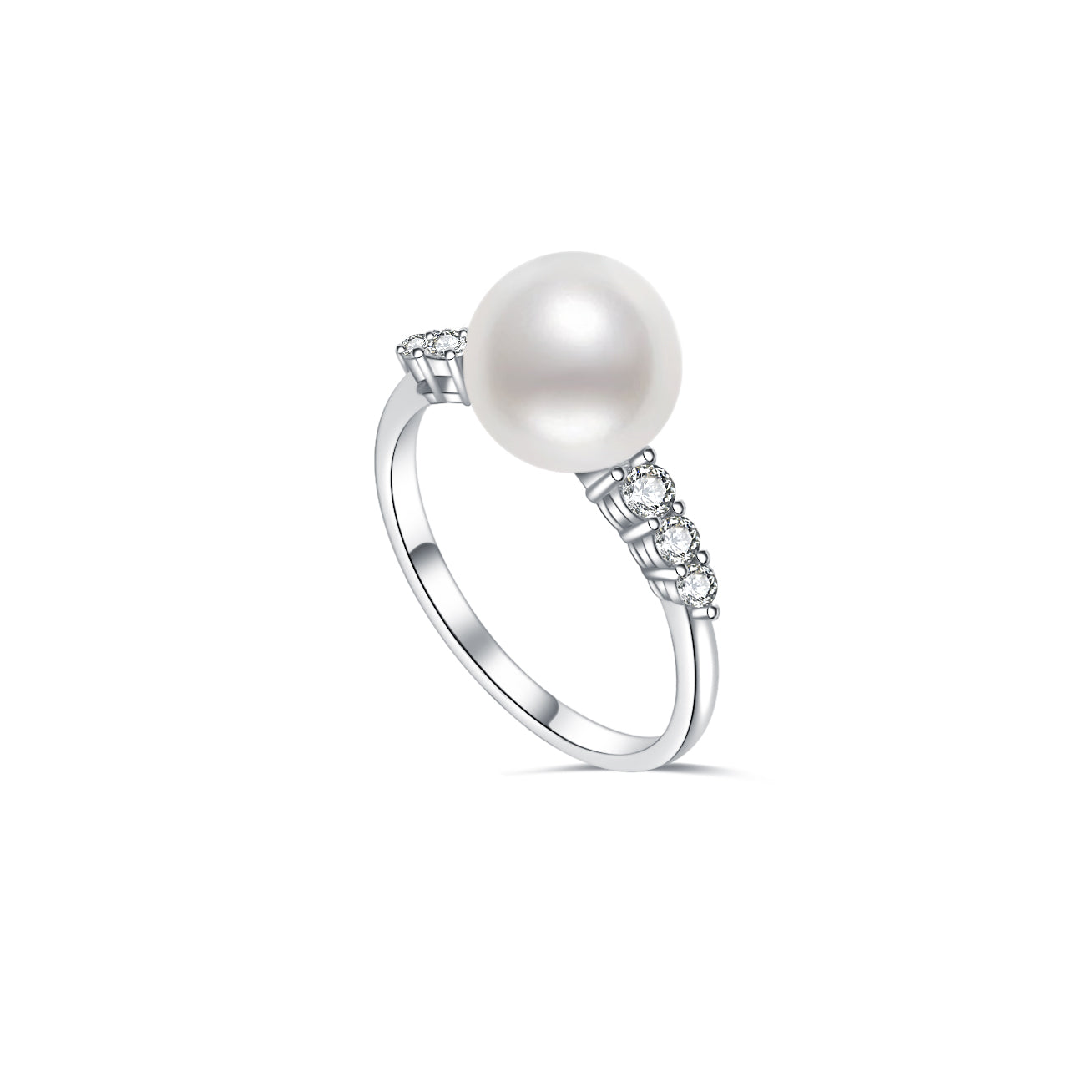 White pearl sale ring price