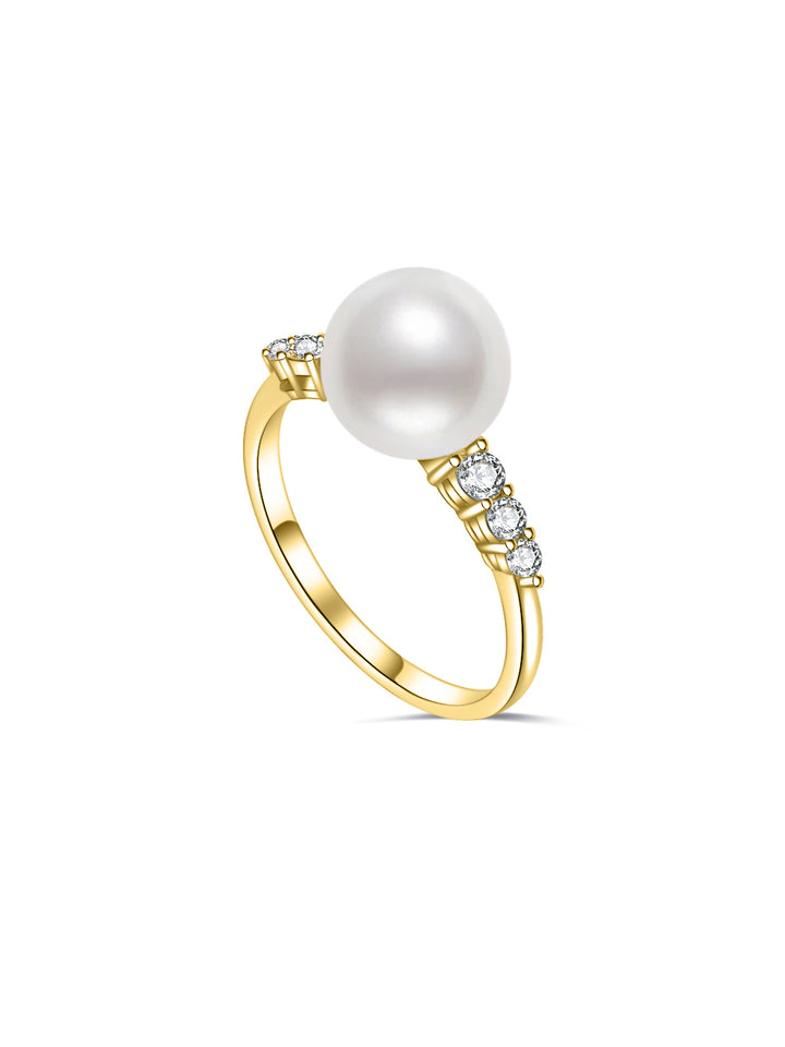 Bague avec perles d'eau douce new-yorkaise WR00256