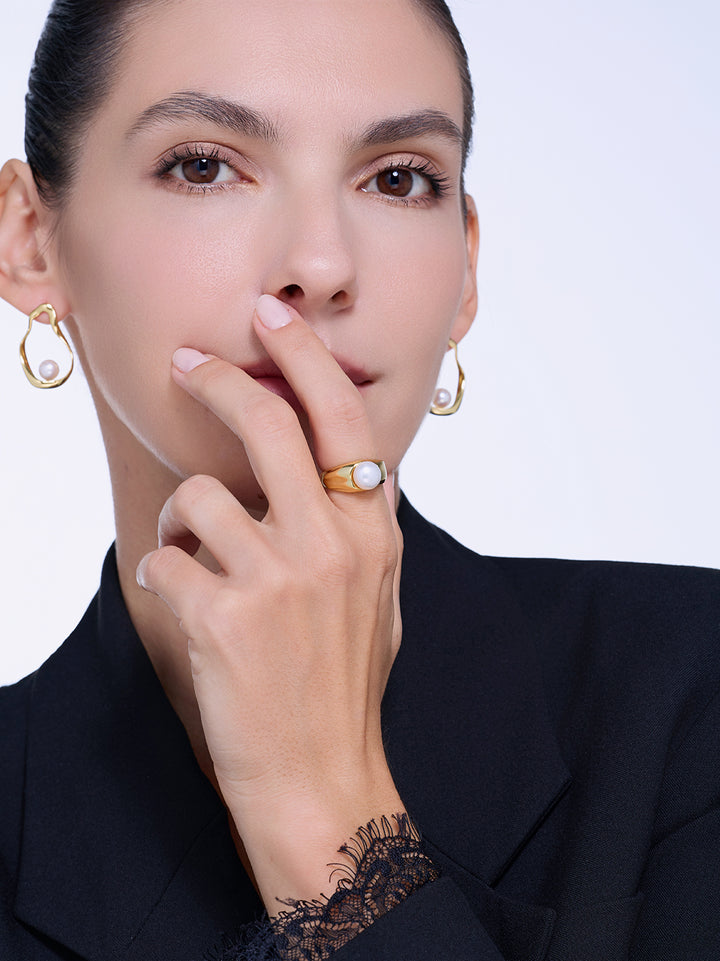 Bague en perles d&
