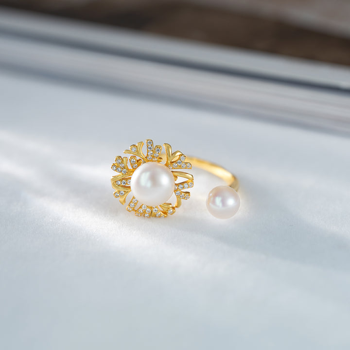 Top Grade Freshwater Pearl Rings WR00261 | GARDENS - PEARLY LUSTRE