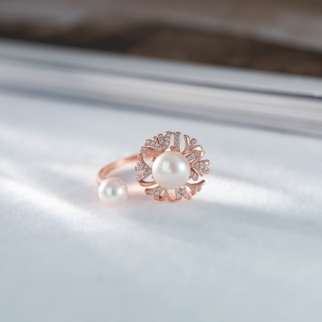 Top Grade Freshwater Pearl Rings WR00262 | GARDENS - PEARLY LUSTRE