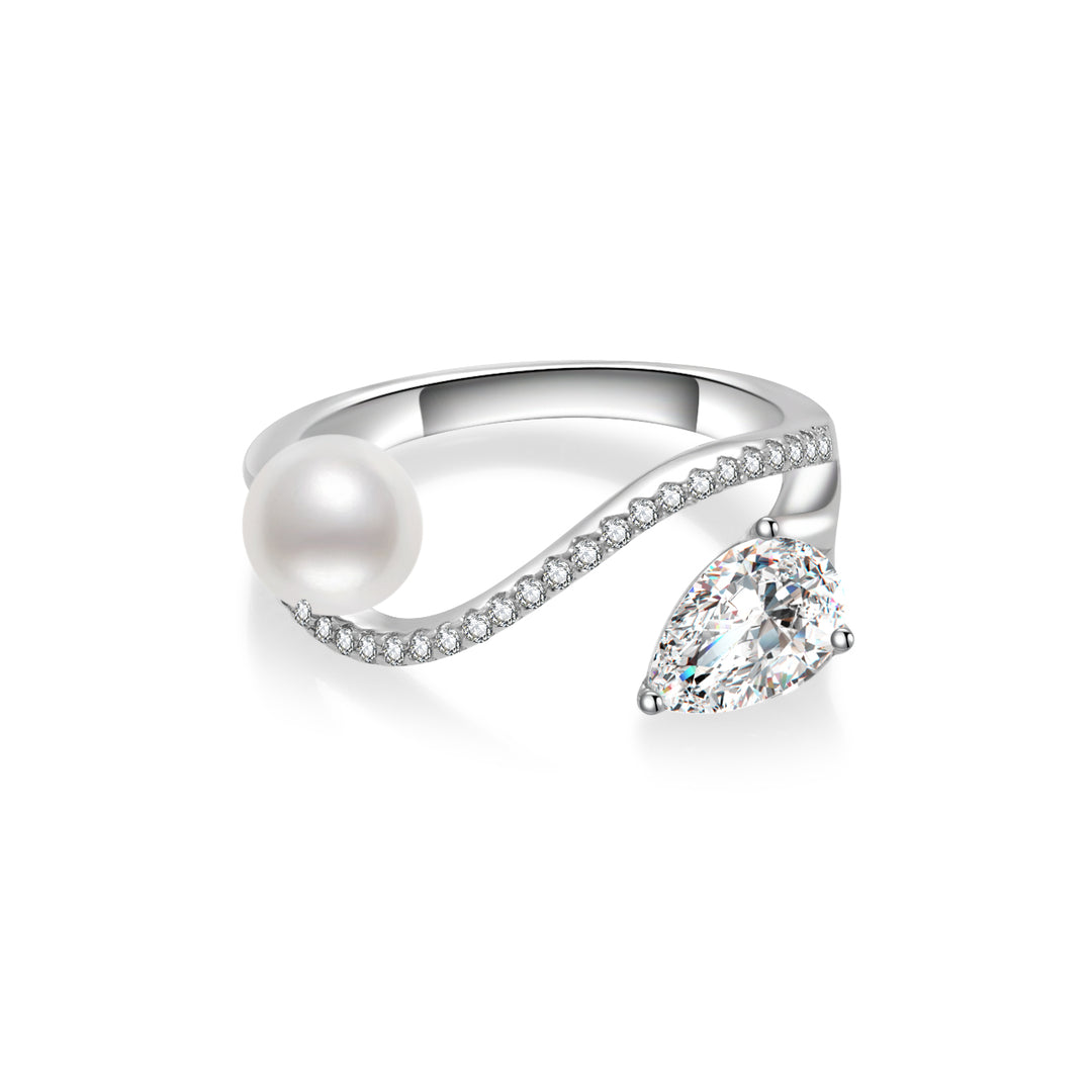 Top Grade Freshwater Pearl Ring WR00265| DEW - PEARLY LUSTRE