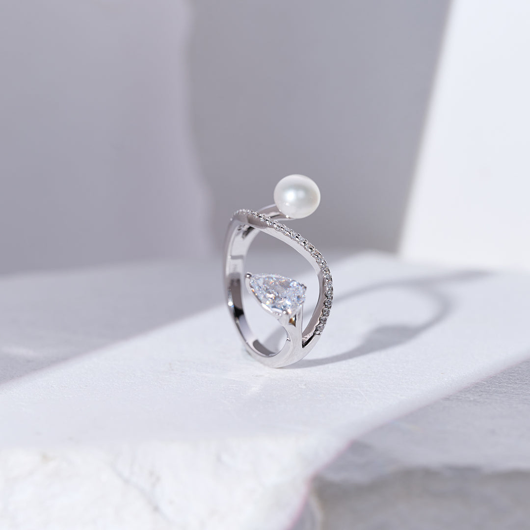 Top Grade Freshwater Pearl Ring WR00265 | EVERLEAF