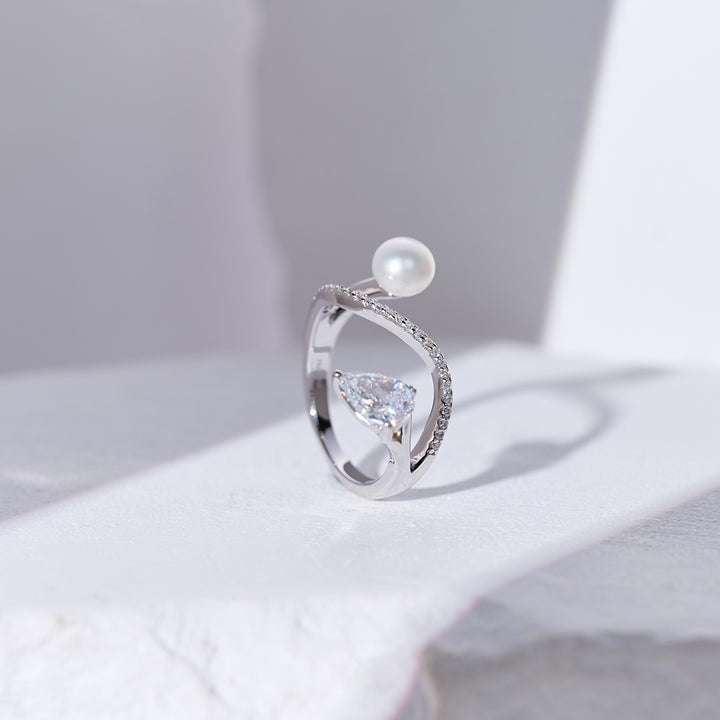 Top Grade Freshwater Pearl Ring WR00265 | EVERLEAF