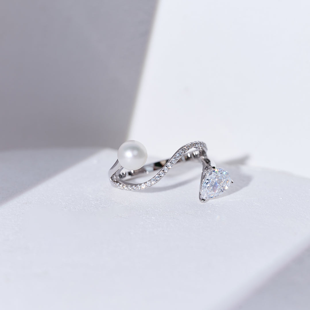 Top Grade Freshwater Pearl Ring WR00265 | EVERLEAF