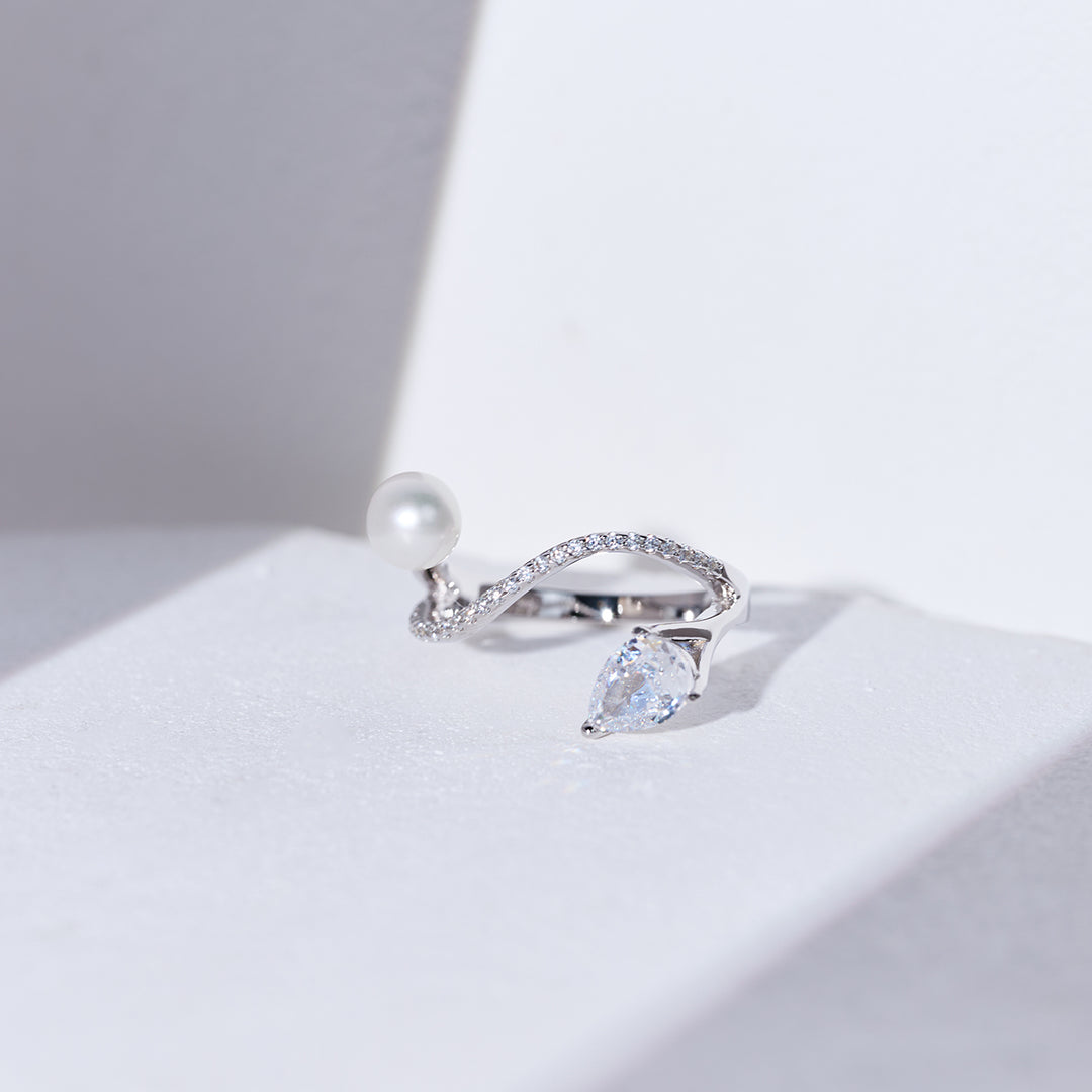 Top Grade Freshwater Pearl Ring WR00265 | EVERLEAF