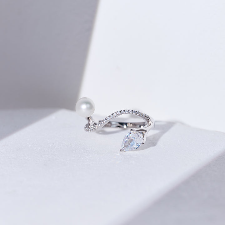 Top Grade Freshwater Pearl Ring WR00265 | EVERLEAF