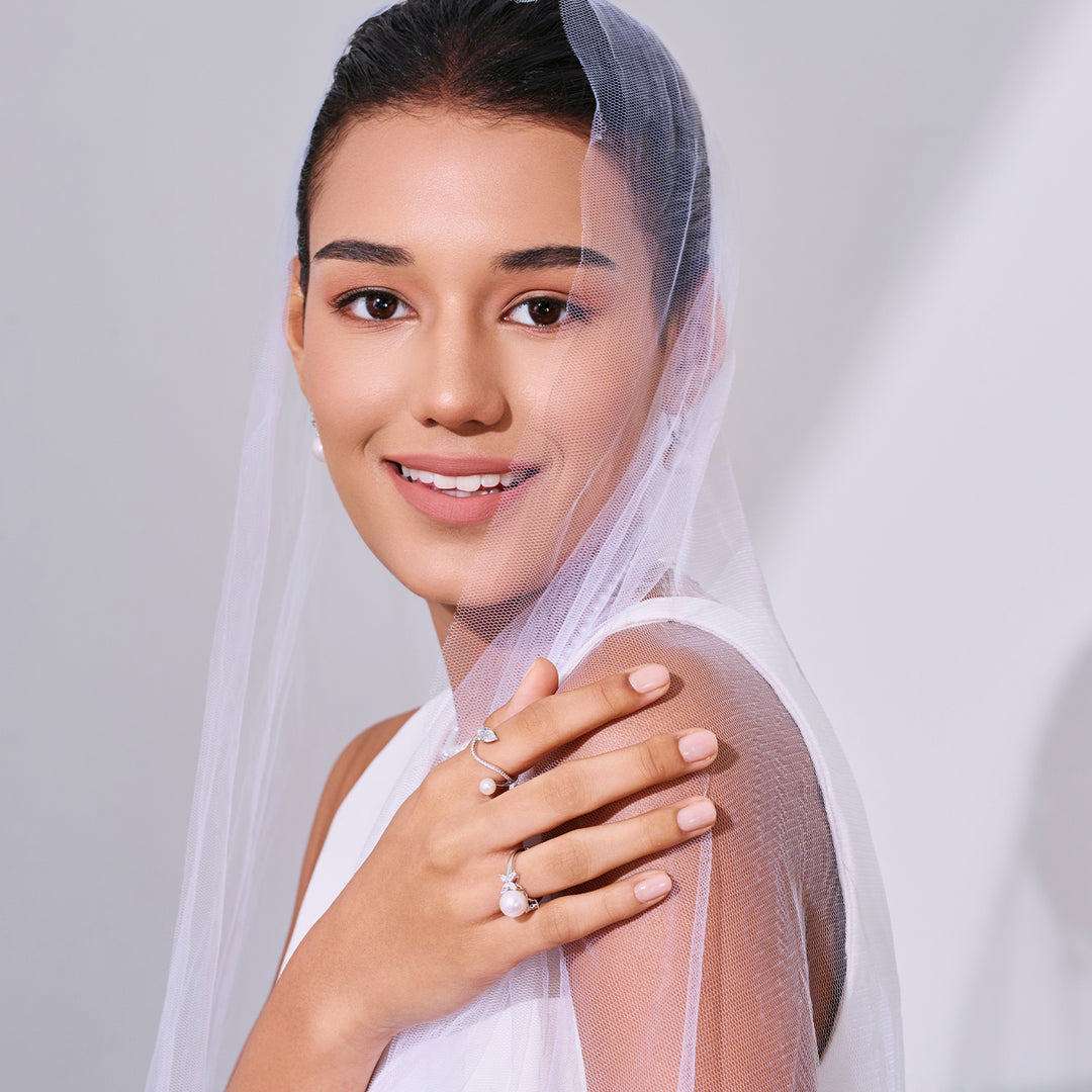 顶级淡水珍珠戒指 WR00242 | EVERLEAF