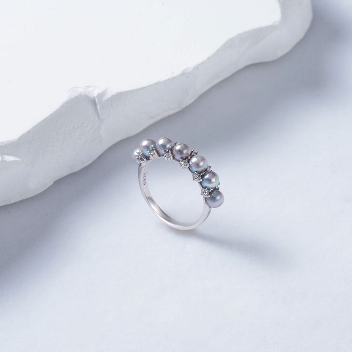 Freshwater Pearl Ring WR00281 | STARRY - PEARLY LUSTRE