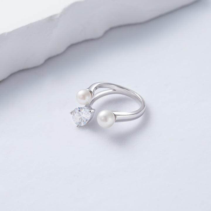 Top Grade Freshwater Pearl Ring WR00283 | EVERLEAF - PEARLY LUSTRE