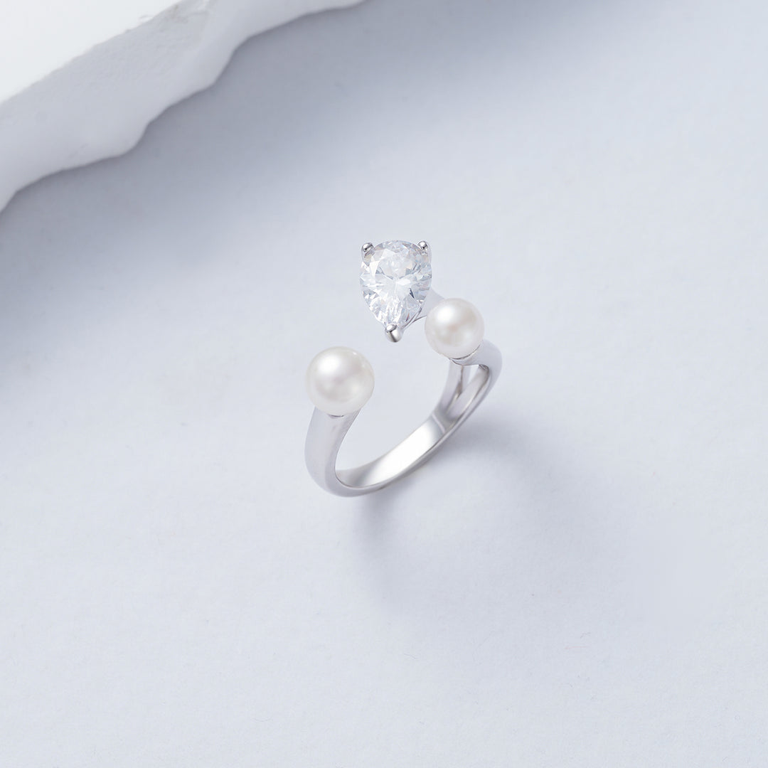 Top Grade Freshwater Pearl Ring WR00283 | EVERLEAF - PEARLY LUSTRE