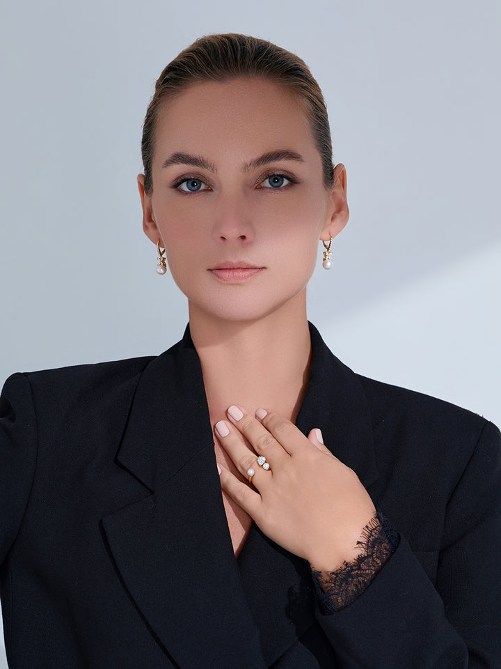 Cincin Mutiara Air Tawar Gred Tertinggi WR00290 | EVERLEAF