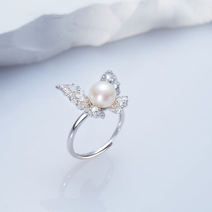 Top Grading Freshwater Pearl Ring WR00292 | GARDENS