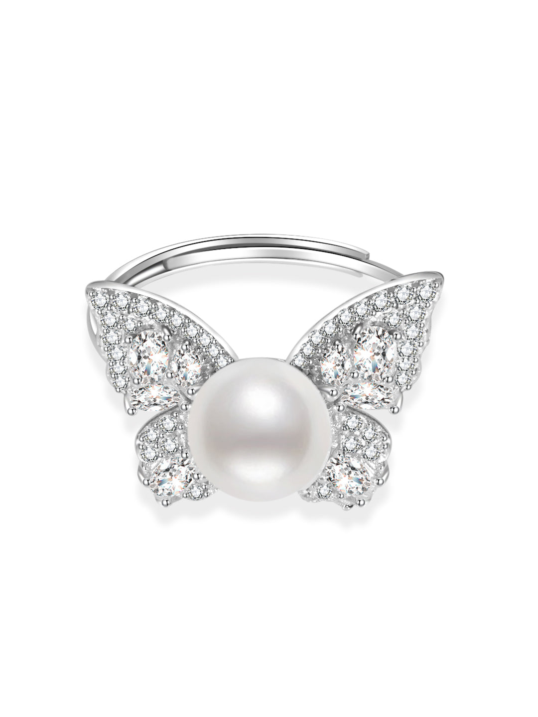 Top Grading Freshwater Pearl Ring WR00292 | BUTTERFLY