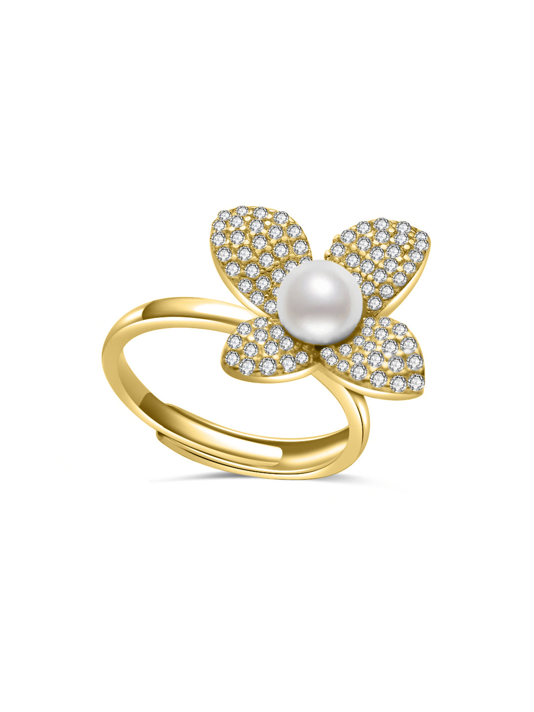 خواتم لؤلؤة المياه العذبة من الدرجة الأولى WR00293 | يزدهر