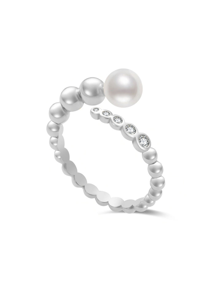 Top Grade Freshwater Pearl Ring WR00295 | BUBBLE