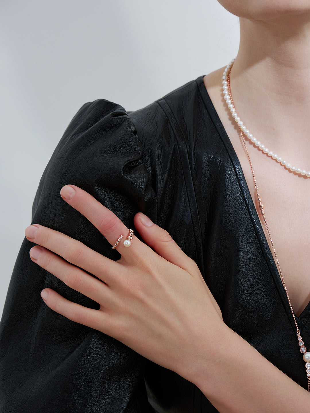 Top Grade Freshwater Pearl Ring WR00296 | BUBBLE