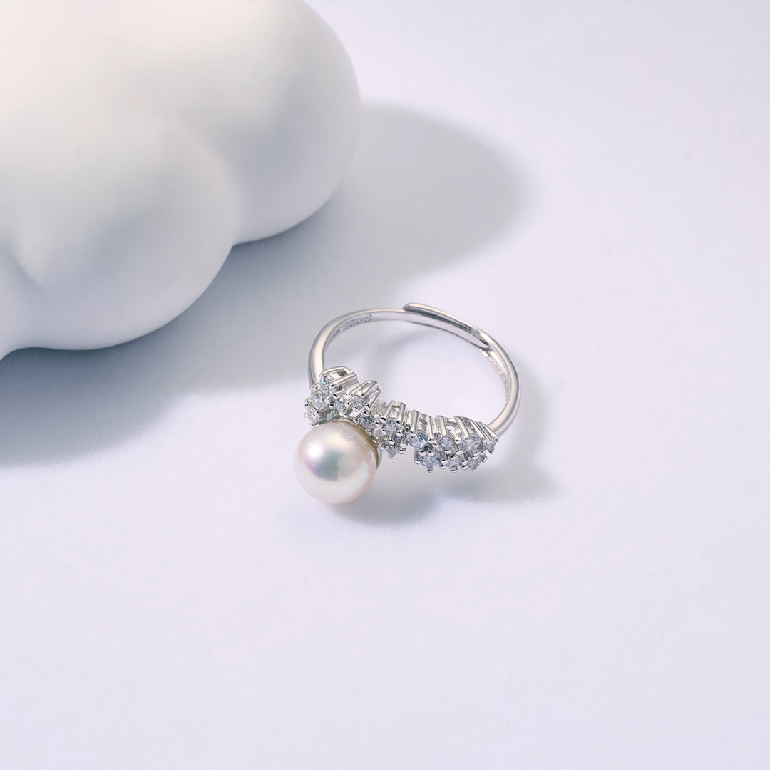 Top Grade Freshwater Pearl Ring WR00297 | CELESTE