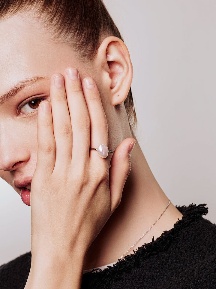 Baroque Freshwater Pearl Ring WR00300 | CLOUD