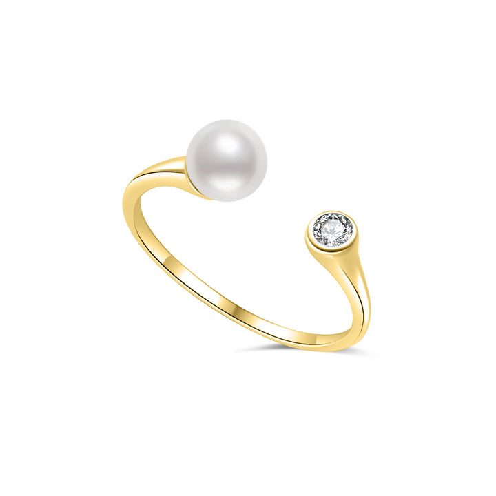 Top Grade Freshwater Pearl Ring WR00301 | BUBBLE