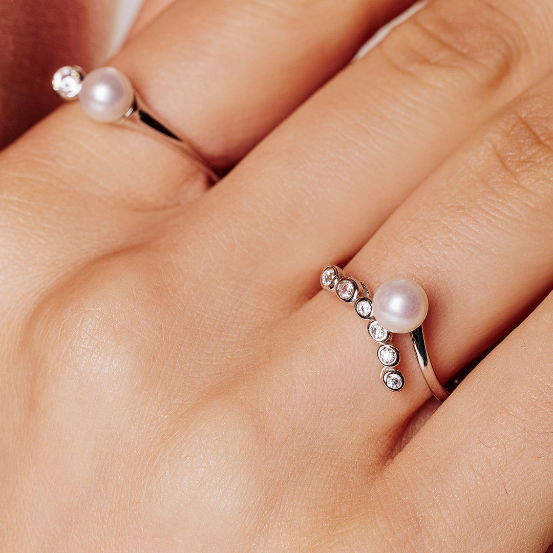 Top Grade Freshwater Pearl Ring WR00304| BUBBLE