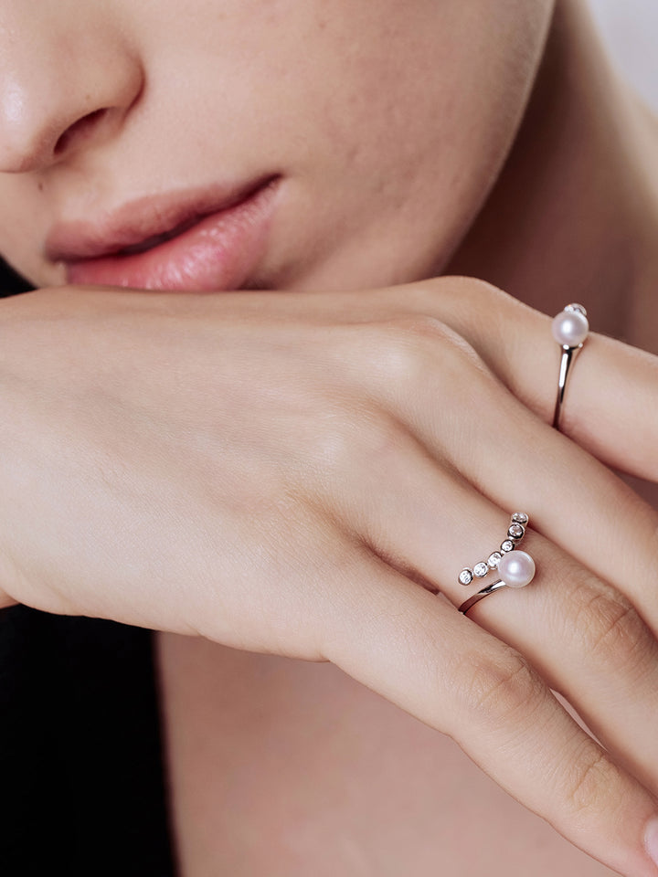 Top Grade Freshwater Pearl Ring WR00304| BUBBLE