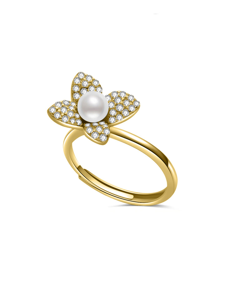 Bague en Perles d'Eau Douce de Haute Qualité WR00307 | FLORAISON