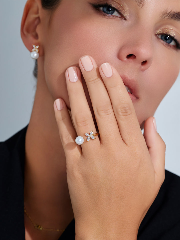 Cincin Mutiara Air Tawar Gred Atas WR00309 | EVERLEAF