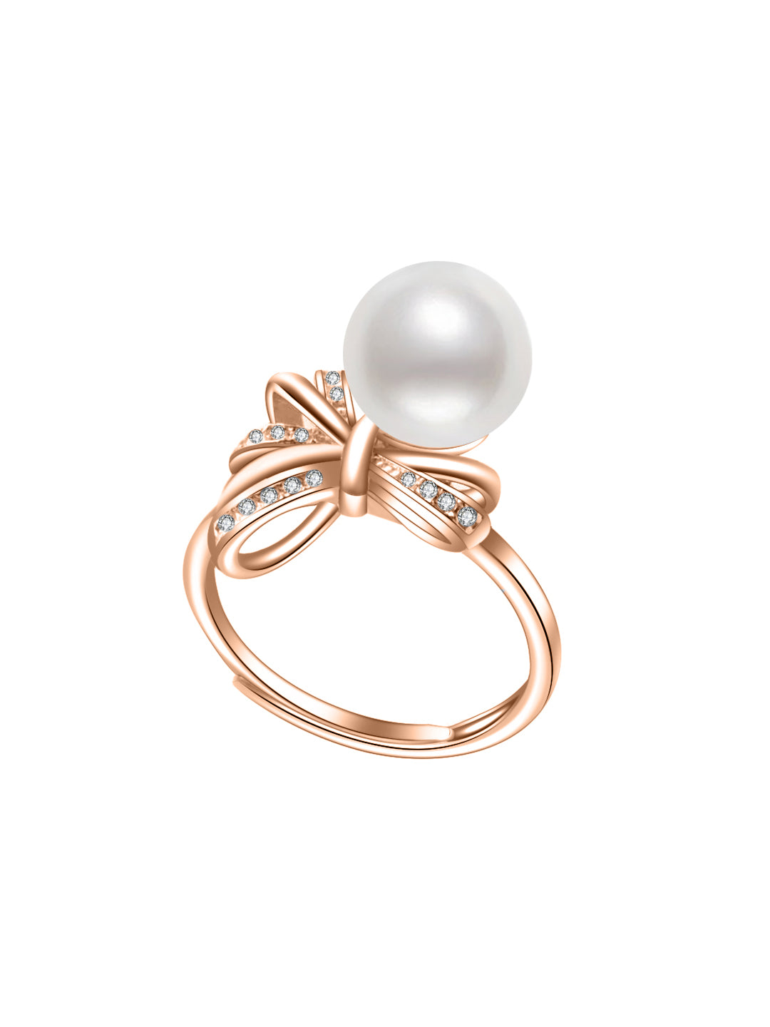 Bague en perles d'eau douce WR00314 | RUBAN