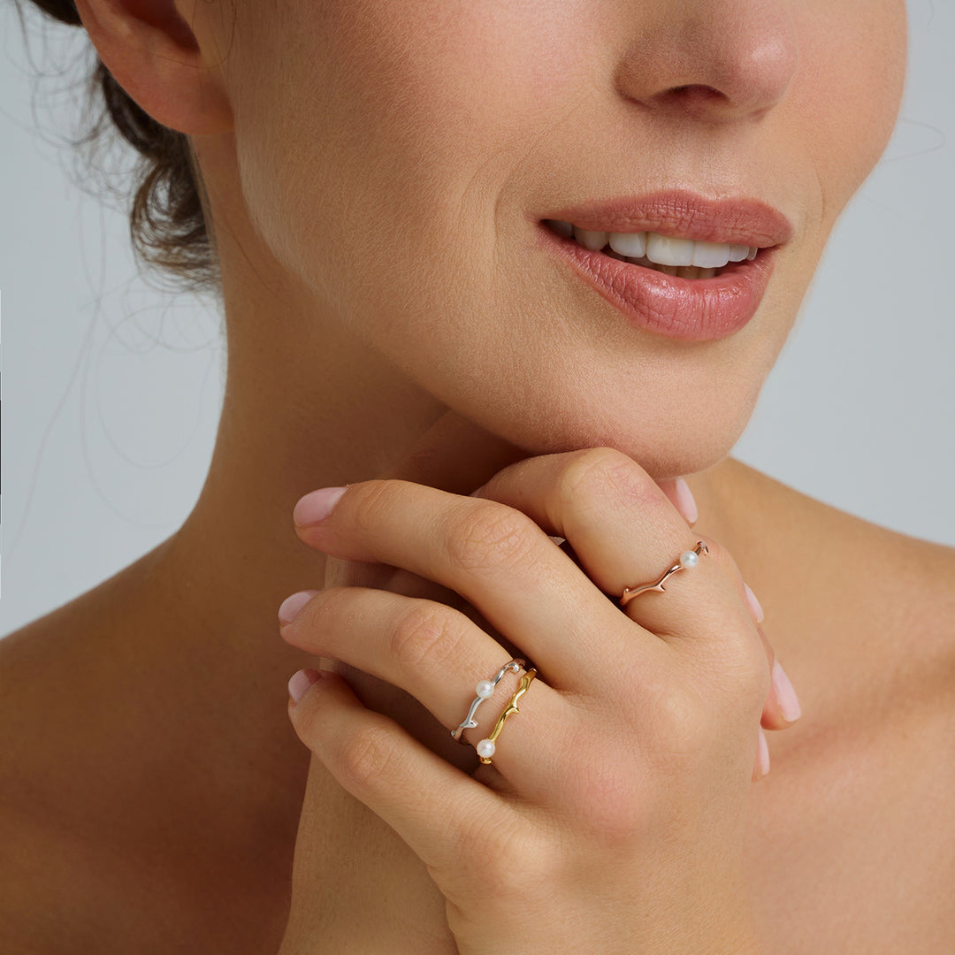 Top Grade Freshwater Pearl Ring WR00316 | ROSE