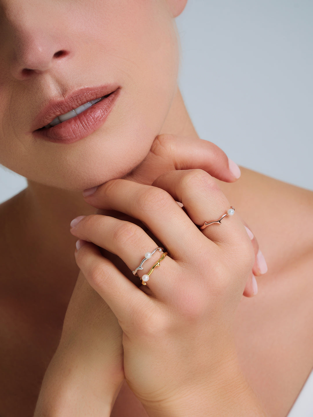 Top Grade Freshwater Pearl Ring WR00318 | ROSE