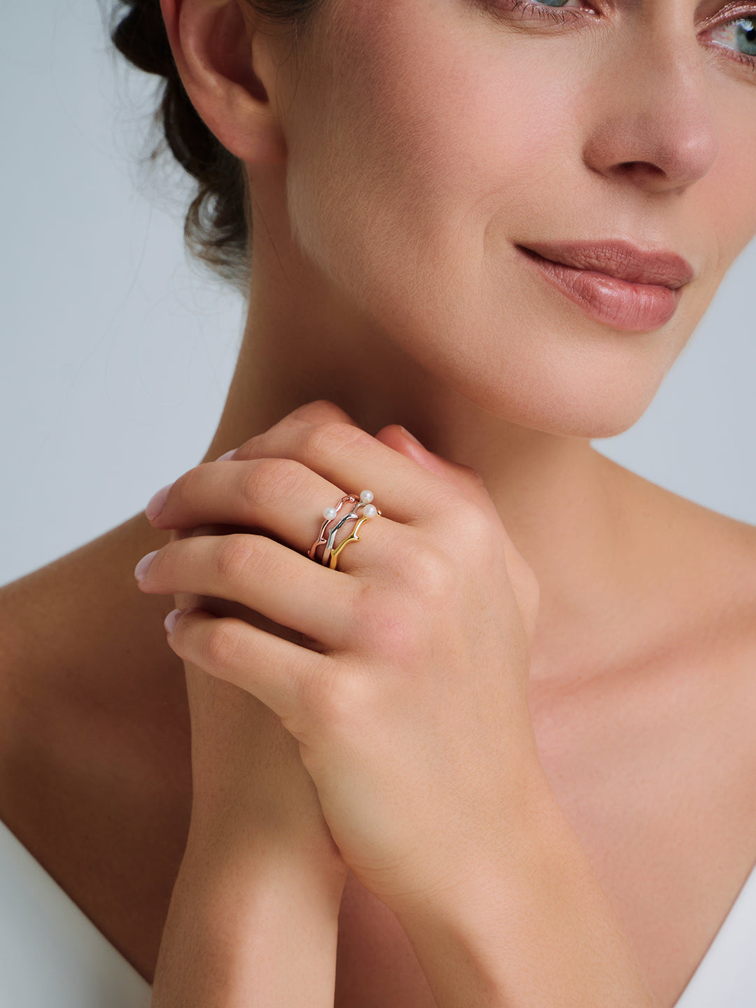 Top Grade Freshwater Pearl Ring WR00318 | ROSE