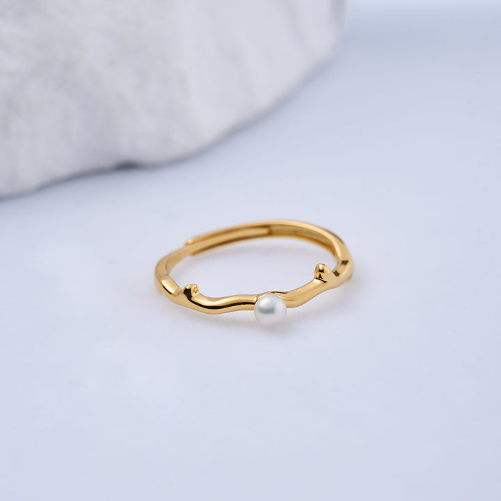 Cincin Mutiara Air Tawar Gred Atas WR00315 | MAWAR