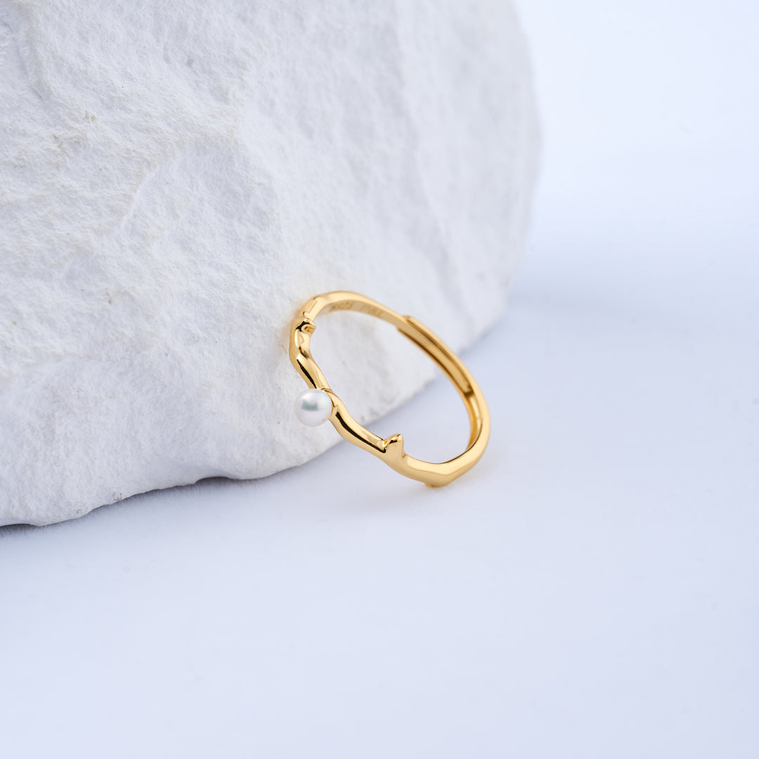 Cincin Mutiara Air Tawar Gred Atas WR00315 | MAWAR