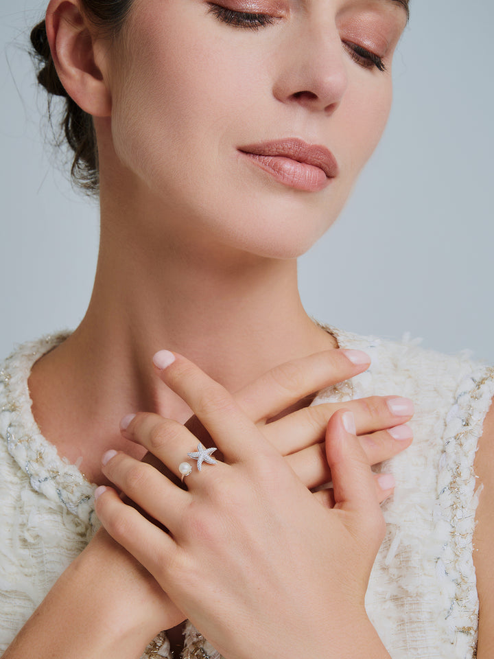 Top Grade Freshwater Pearl Ring WR00322 | SANDS
