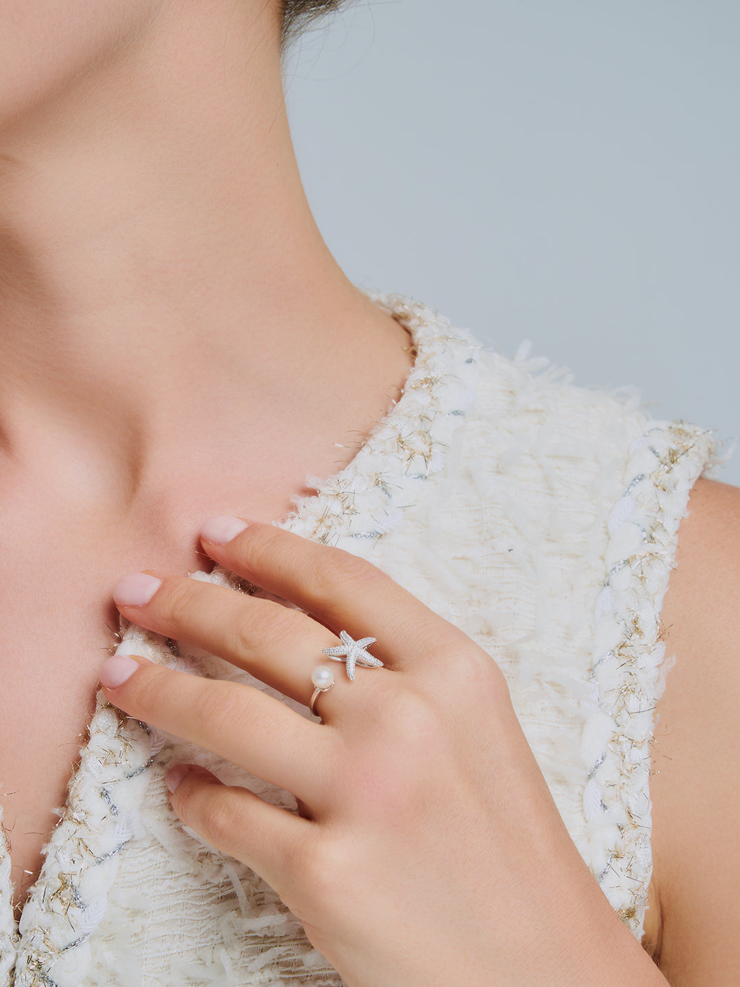 Top Grade Freshwater Pearl Ring WR00322 | SANDS