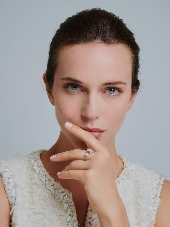 Top Grade Freshwater Pearl Ring WR00322 | SANDS
