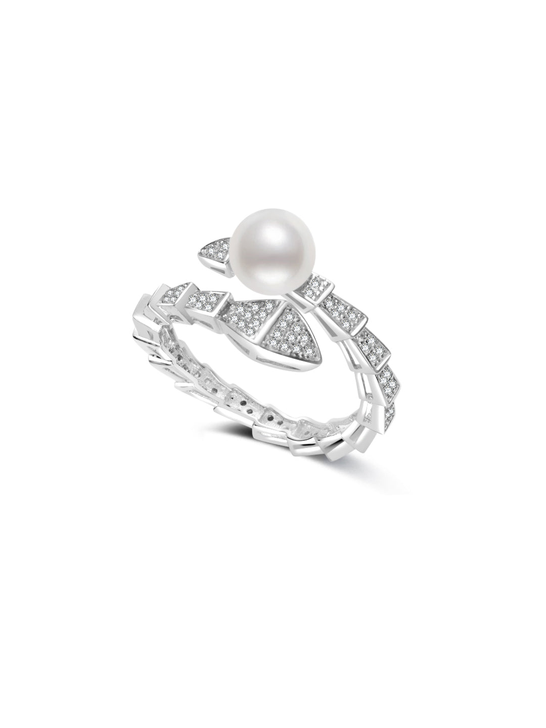 Bague en perles d'eau douce de qualité supérieure WR00324 | SAFARI