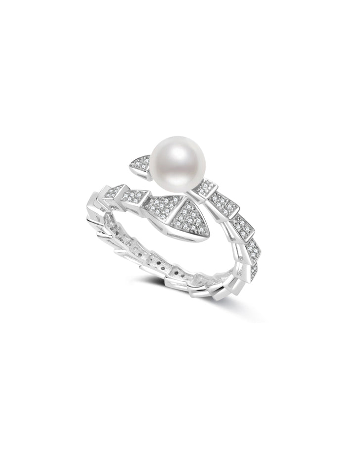Bague en perles d'eau douce de qualité supérieure WR00324 | SAFARI