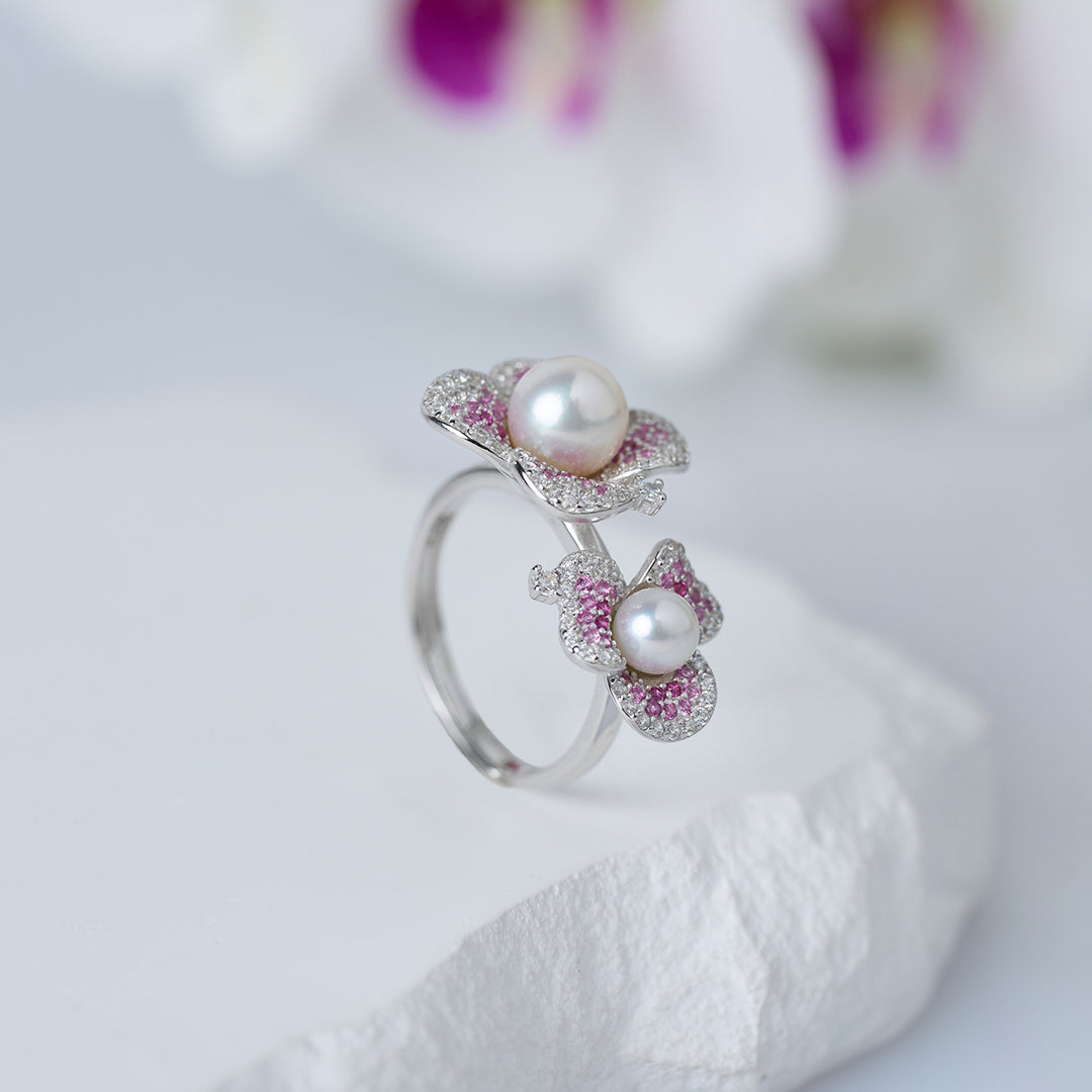 Top Grade Freshwater Pearl Rings WR00326 | GARDENS